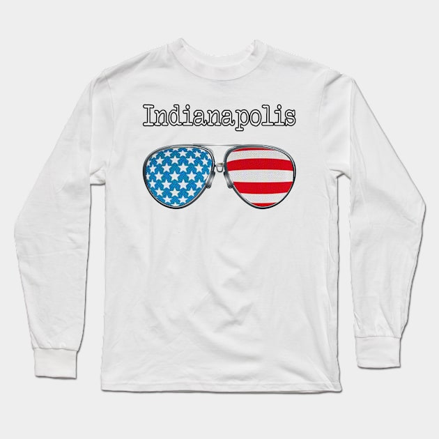 AMERICA PILOT GLASSES INDIANAPOLIS Long Sleeve T-Shirt by SAMELVES